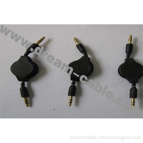 Retractable 3.5mm Stereo Audio Cable for iPod (YTX106)